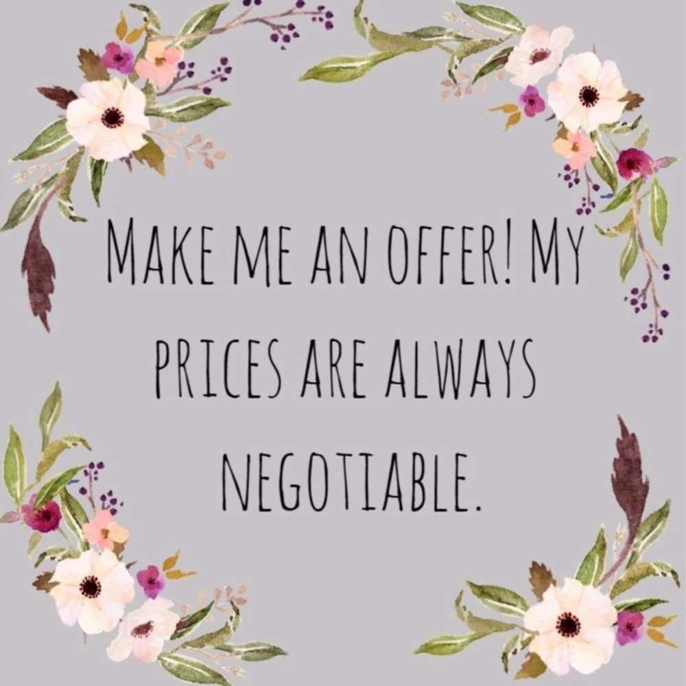 Bundle items and make me a reasonable offer!